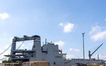 MV Cape Hudson Arrives at Indonesia for Super Garuda Shield 24 Offload