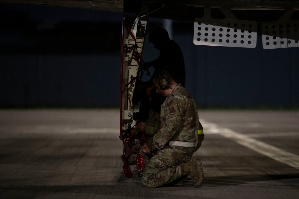 110th EBS prepare for pacific BTF