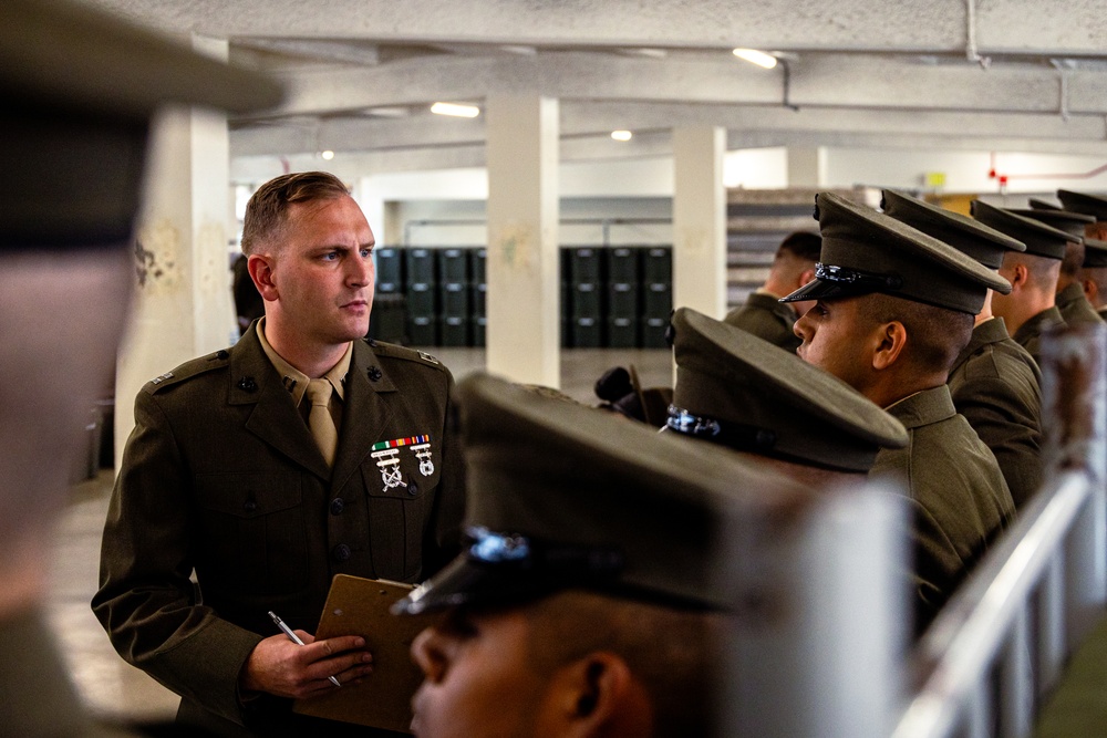 MCRD San Diego Hotel Company Battalion Inspection