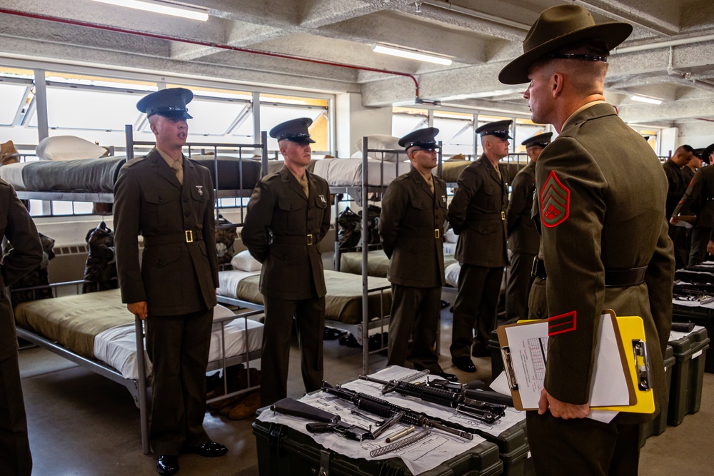 MCRD San Diego Hotel Company Battalion Inspection
