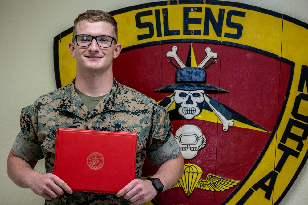 Sgt. Bartholome is Awarded Navy and Marine Corps Achievement Medal for Heroic Actions