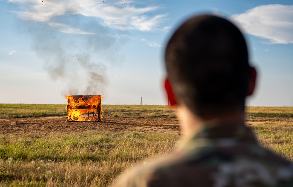 Piano burn concludes RAF Mildenhall Heritage Day