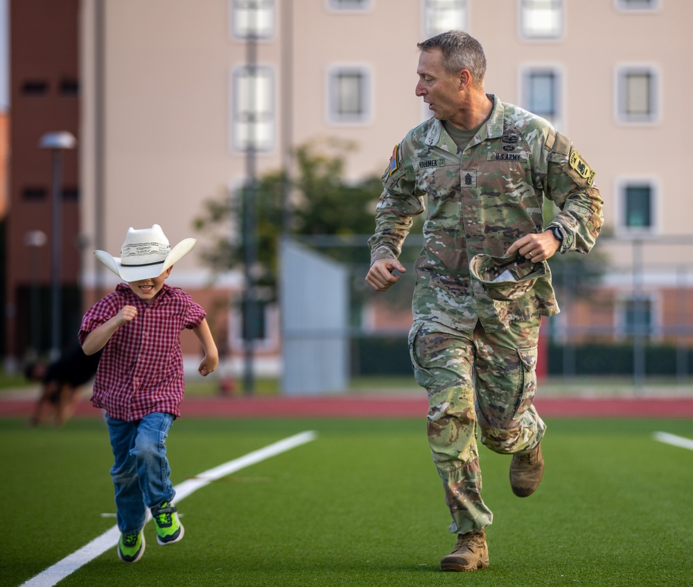 Soldiers and families participate in SETAF-AF’s “Bring your Lion Cub to Work”