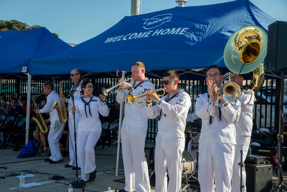 USS Blue Ridge Returns to Commander, Fleet Activities Yokosuka, Aug. 20