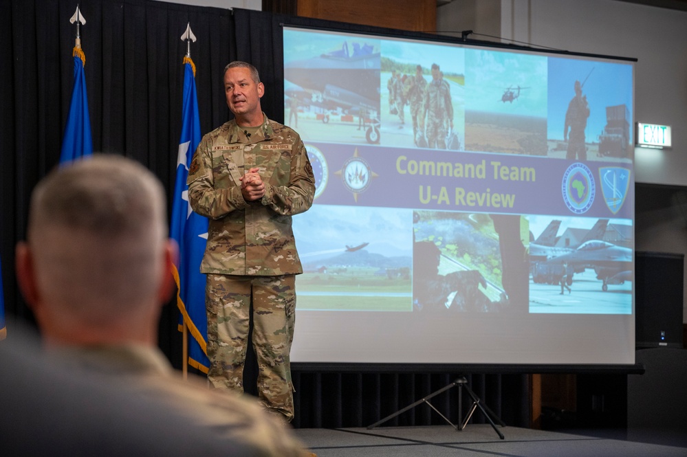 USAFE-AFAFRICA Command Team hosts an all-call