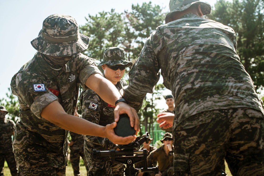 Knowledge Is Power: BLT 1/5 Conducts Exchange with ROK Marines