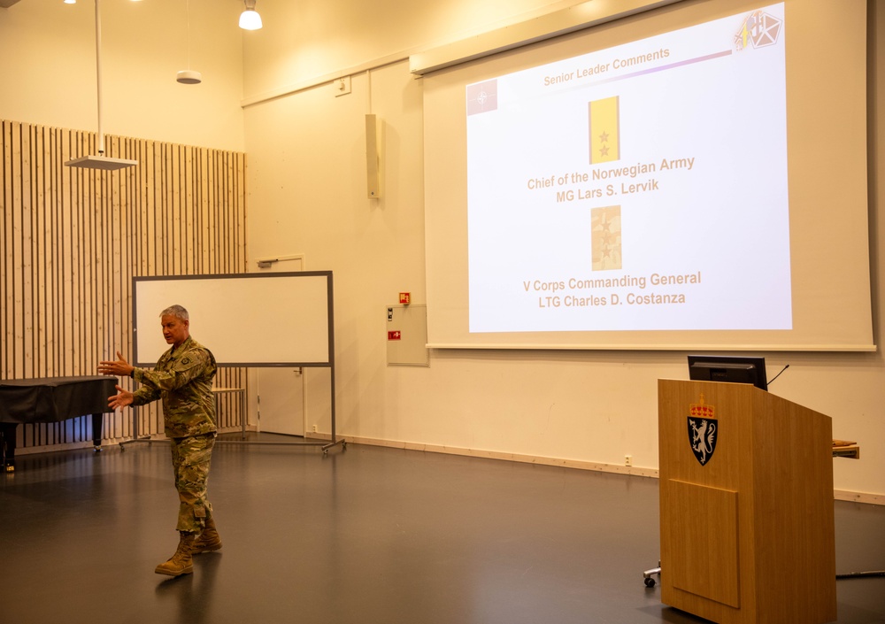 V Corps Participate in Nordic Warfighter Symposium: Day 1