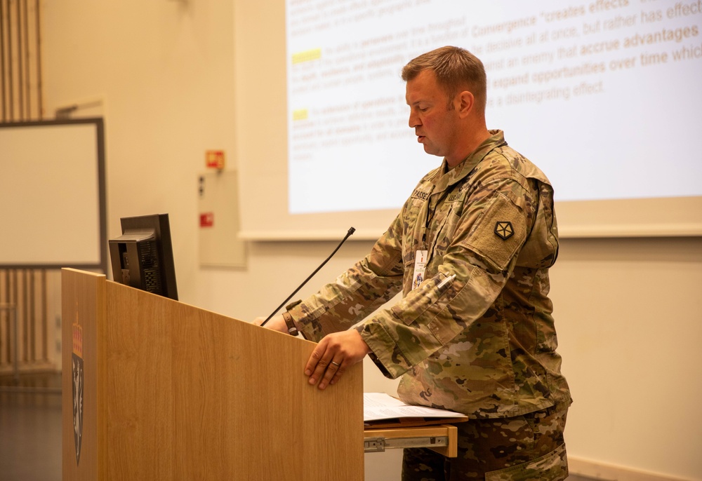 V Corps Participate in Nordic Warfighter Symposium: Day 1