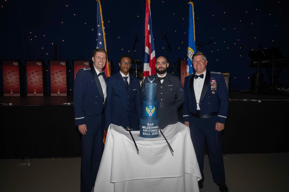 RAF Mildenhall 77th Air Force Ball anniversary