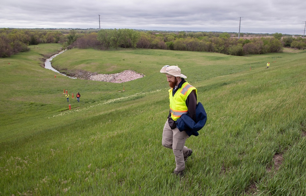 USACE Omaha District conducts periodic inspection of the Pawnee Dam