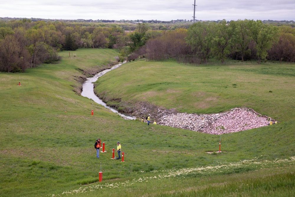 USACE Omaha District conducts periodic inspection of the Pawnee Dam