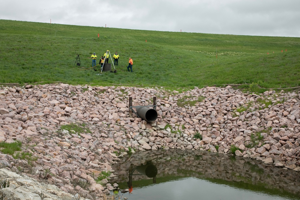 USACE Omaha District conducts periodic inspection of the Pawnee Dam