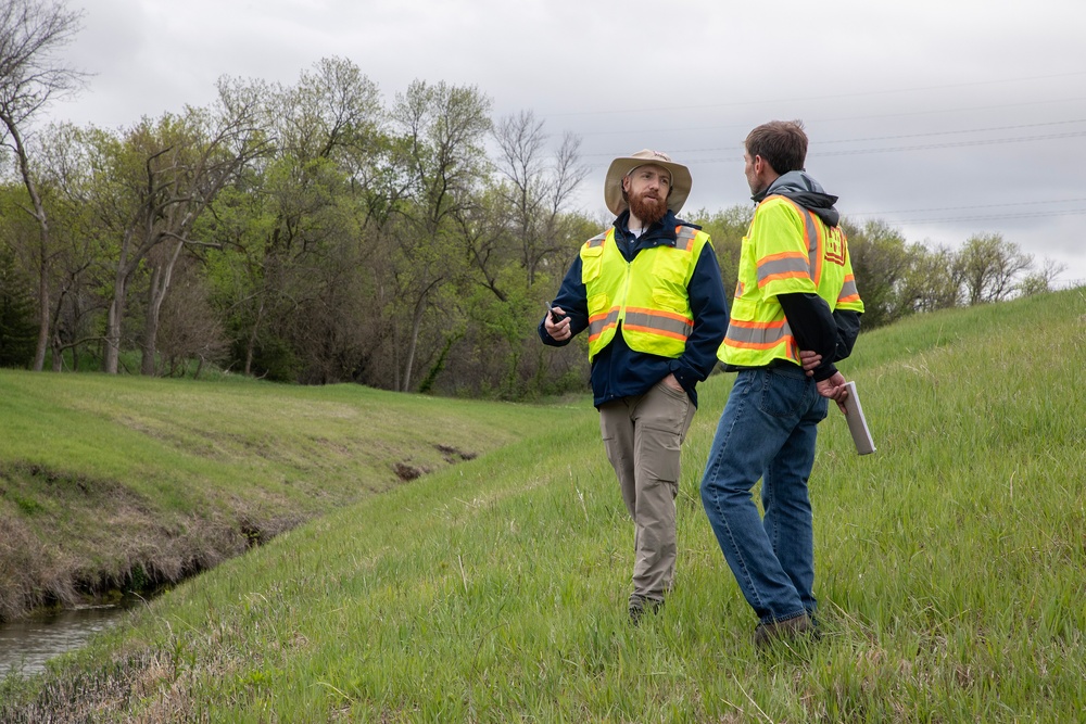 USACE Omaha District conducts periodic inspection of the Pawnee Dam