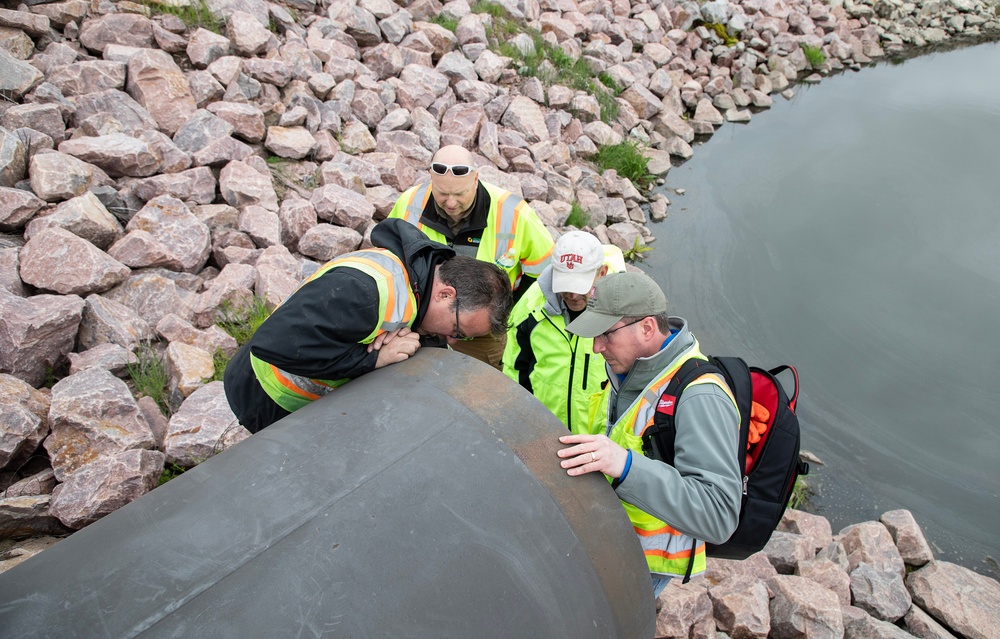 USACE Omaha District conducts periodic inspection of the Pawnee Dam