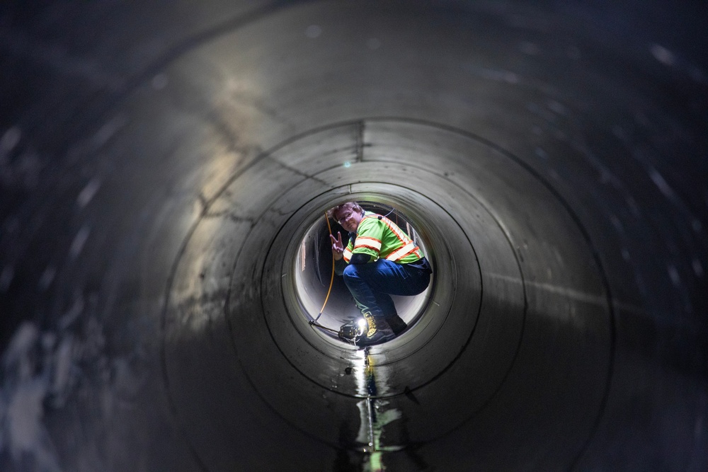 USACE Omaha District conducts periodic inspection of the Pawnee Dam