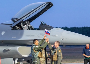 DCMA government flight representative makes historic F-16 delivery