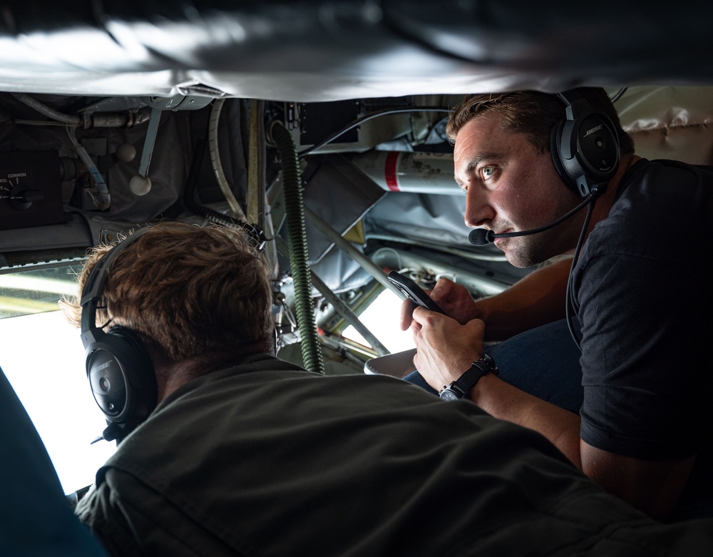 &quot;Masters of the Air&quot; actors visit RAF Mildenhall during Heritage Day