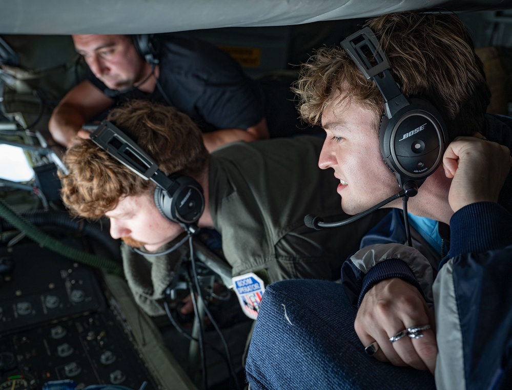 &quot;Masters of the Air&quot; actors visit RAF Mildenhall during Heritage Day