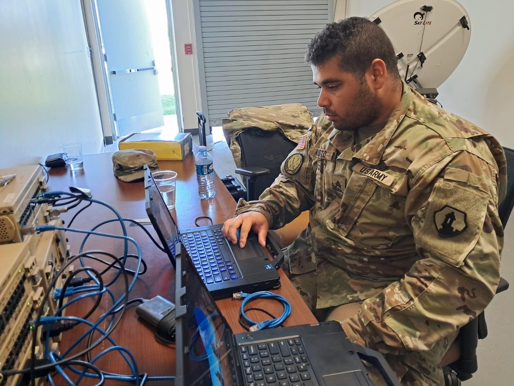 35th Expeditionary Signal Battalion Rides Ahead of the Storm