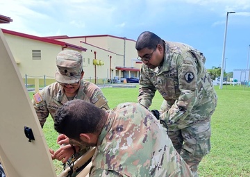 35th Expeditionary Signal Battalion Rides Ahead of the Storm