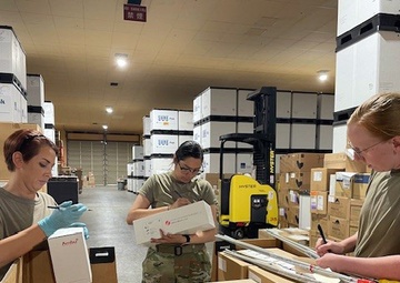 Inspecting hospital sets