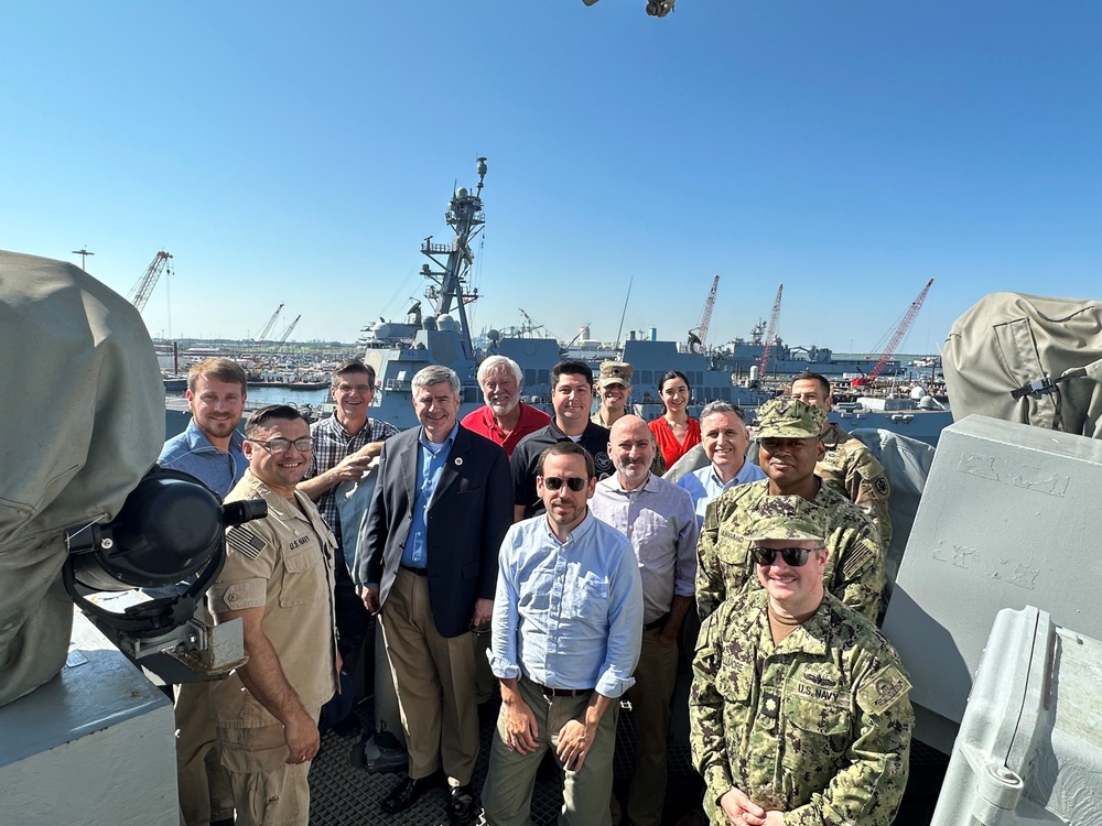 ASD for Space Policy Visits USS Gravely