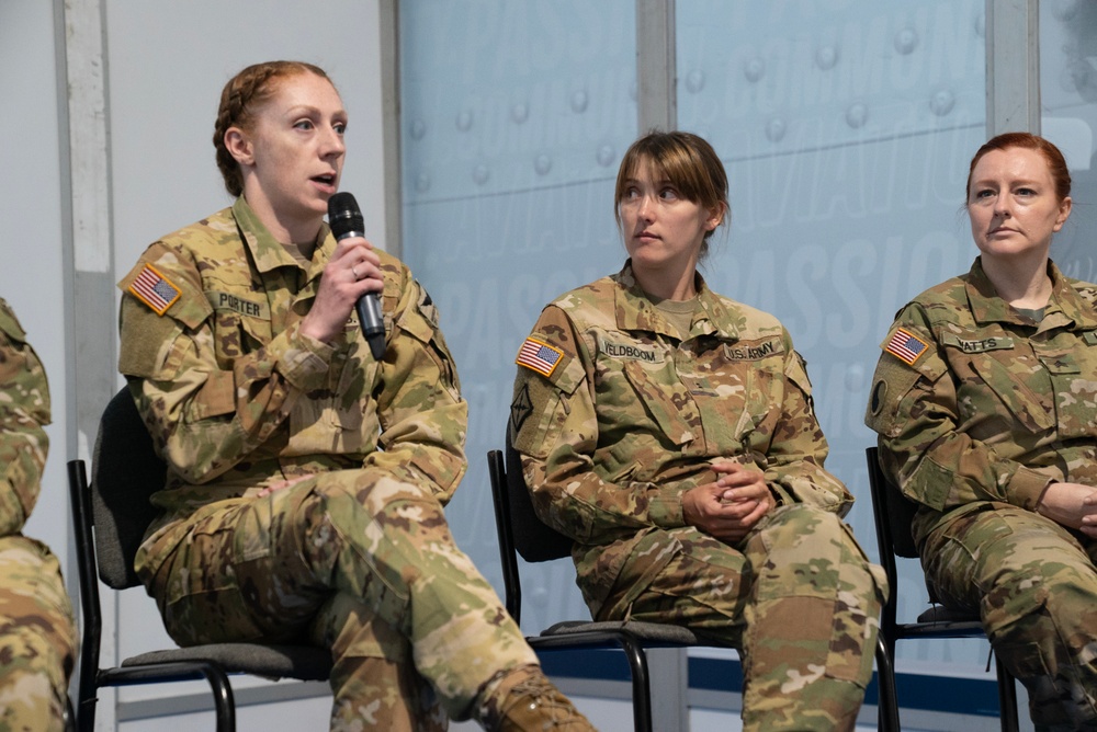 No flights of fancy: Wisconsin National Guard women promote opportunities for females in aviation fields