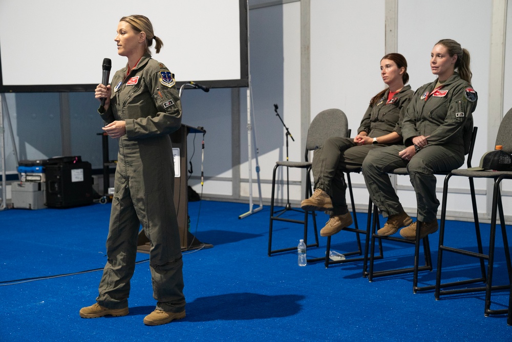 No flights of fancy: Wisconsin National Guard women promote opportunities for females in aviation fields