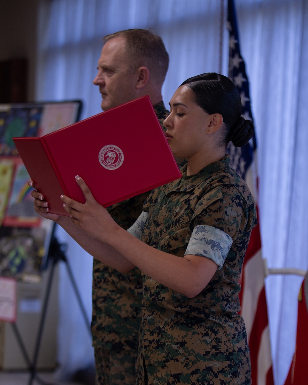 Sergeant Major Alfaro Reenlists