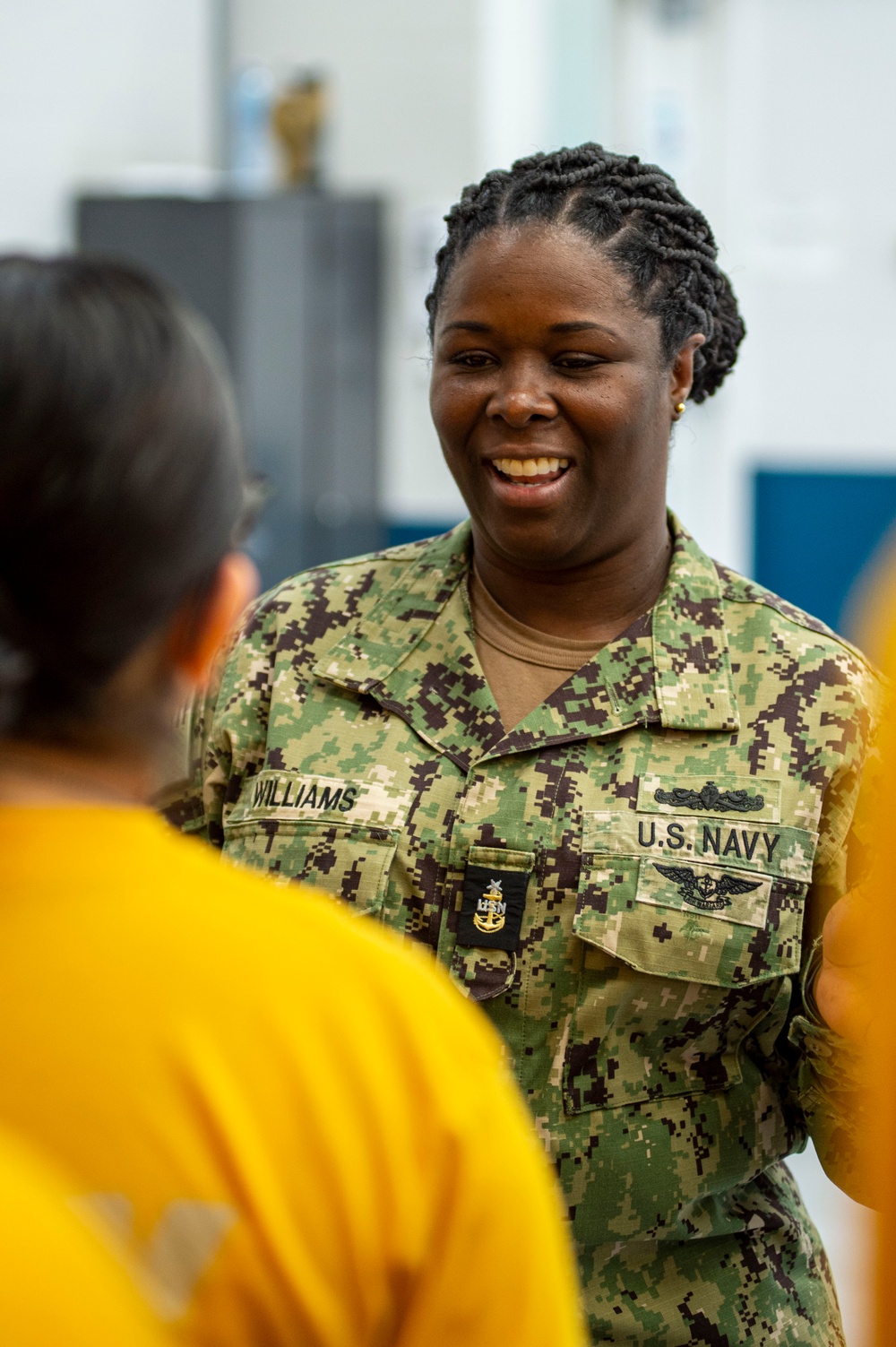 John F. Kennedy Sailors Visit RTC Great Lakes; Serve as Division Sponsor