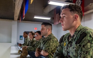 John F. Kennedy Sailors Visit RTC Great Lakes; Serve as Division Sponsor