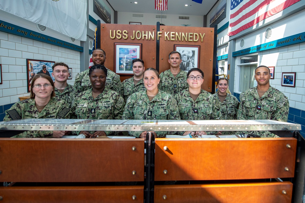 John F. Kennedy Sailors Visit RTC Great Lakes; Serve as Division Sponsor