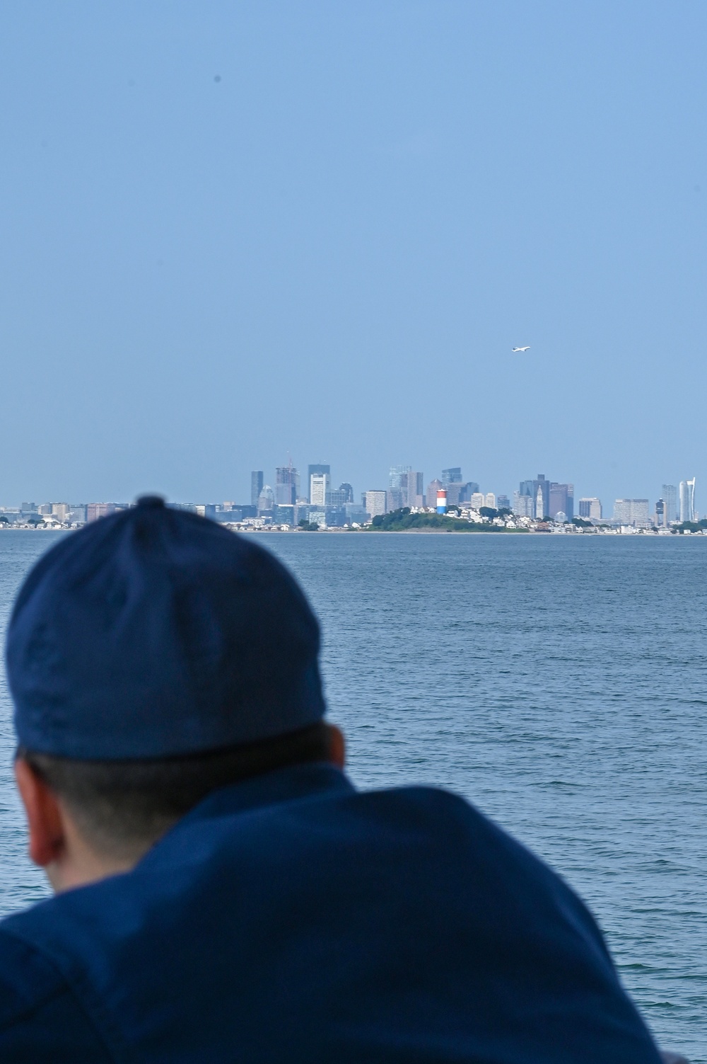 Coast Guard Cutter Northland transits into Boston Harbor