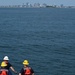 Coast Guard Cutter Northland transits into Boston Harbor