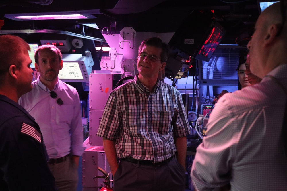 ASD for Space Policy Visits USS Gravely