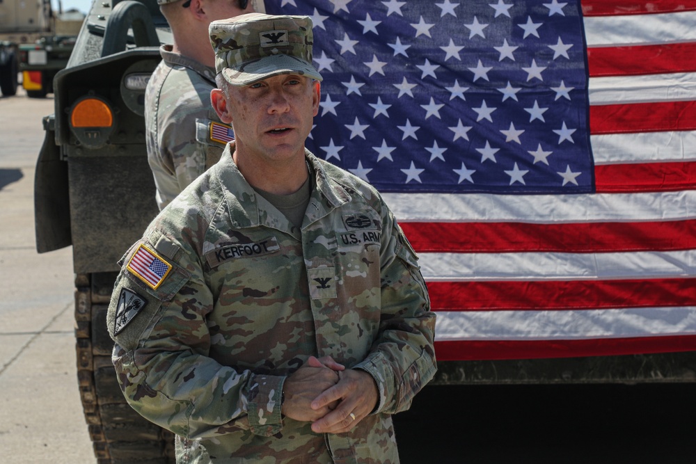 Sgt. Hunter Stevenson Reenlistment Ceremony