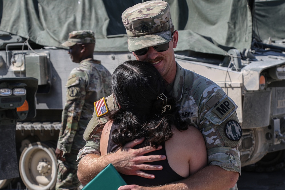 Sgt. Hunter Stevenson Reenlistment Ceremony