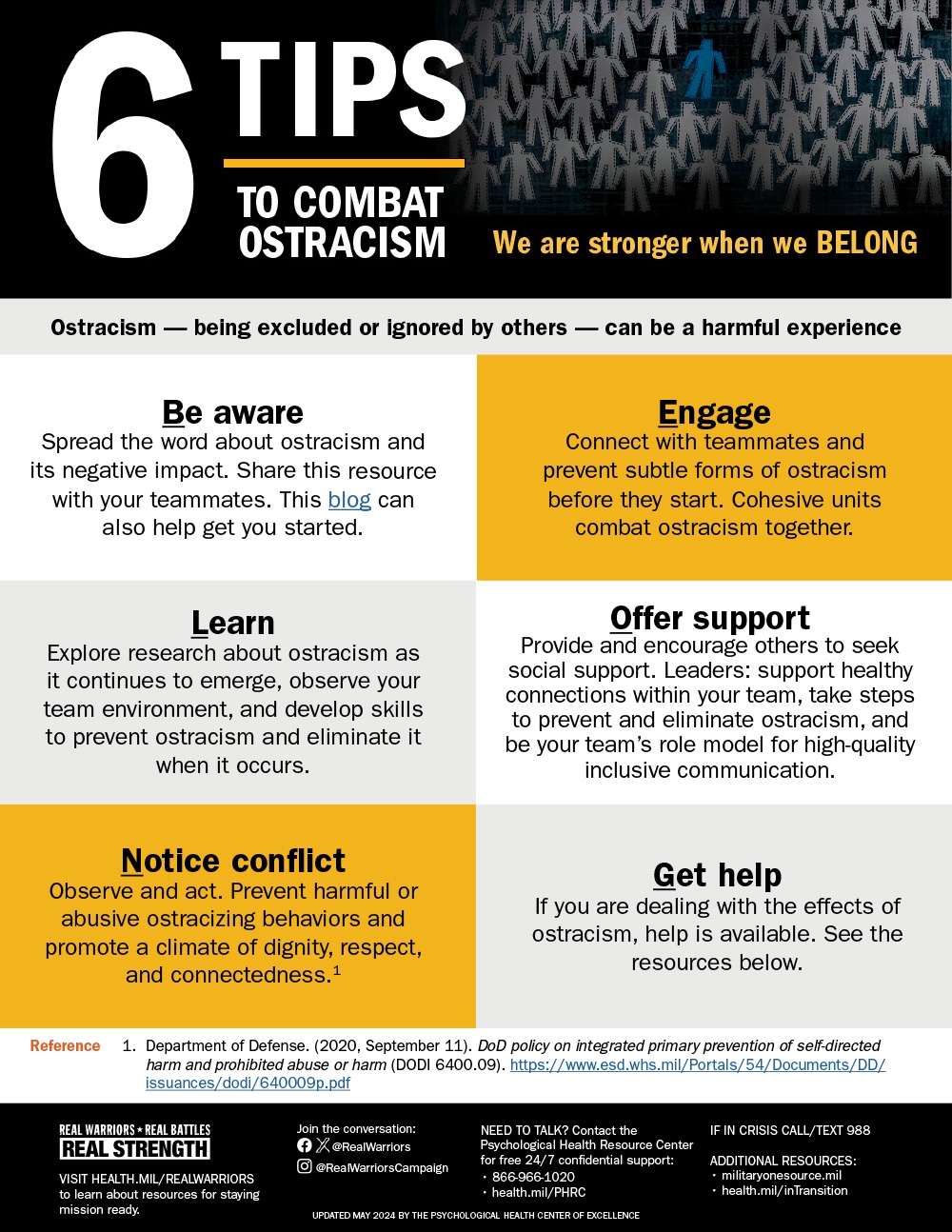 6 Tips to Combat Ostracism