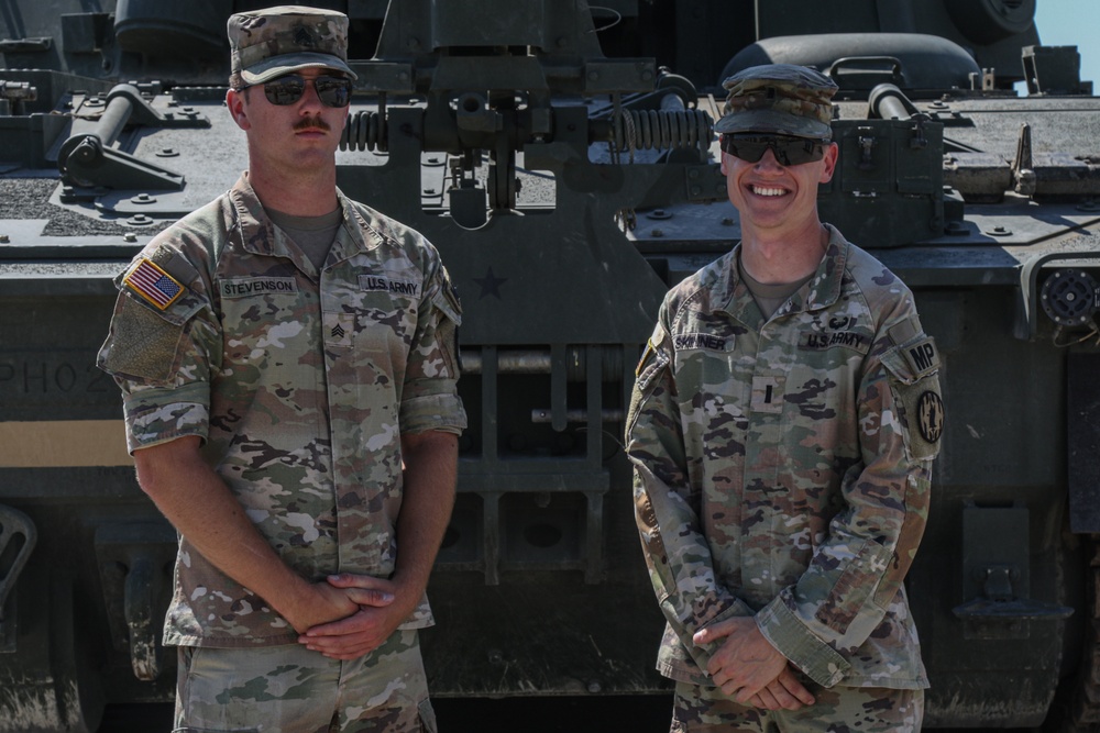 Sgt. Hunter Stevenson Reenlistment Ceremony