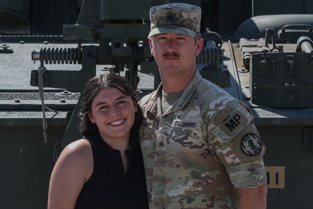 Sgt. Hunter Stevenson Reenlistment Ceremony