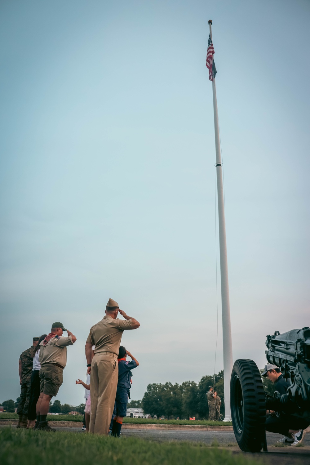 Boy Scouts of America Conduct Interviews on Marine Corps Base Quantico