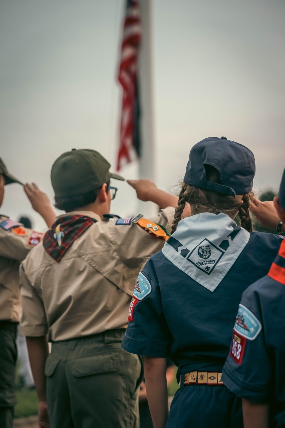 Boy Scouts of America Conduct Interviews on Marine Corps Base Quantico