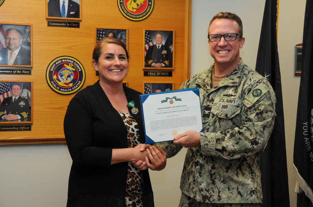 The Navy and Marine Corps Force Health Protection Command hosted an Award Ceremony