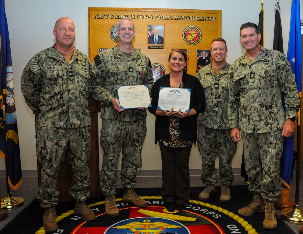 The Navy and Marine Corps Force Health Protection Command hosted an Award Ceremony