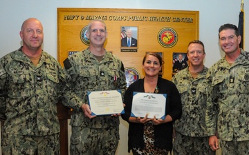 The Navy and Marine Corps Force Health Protection Command hosted an Award Ceremony