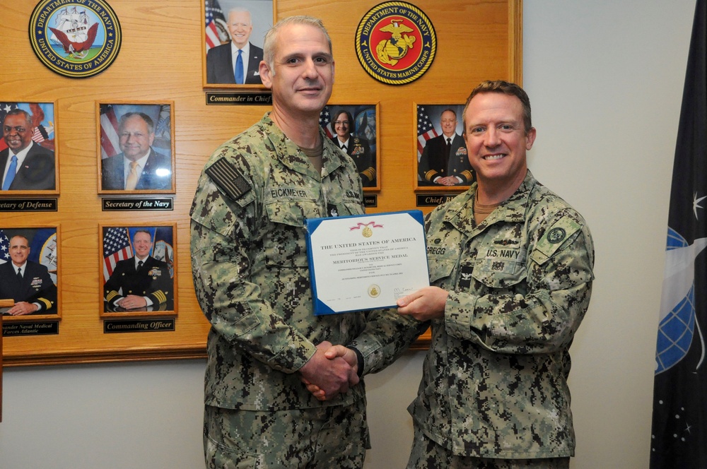 The Navy and Marine Corps Force Health Protection Command hosted an Award Ceremony