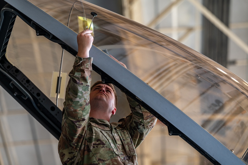 325th MXS egress section maintains pilot safety