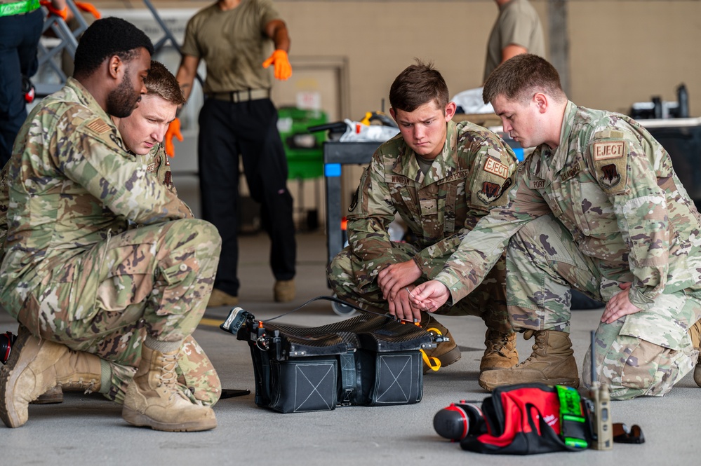 325th MXS egress section maintains pilot safety