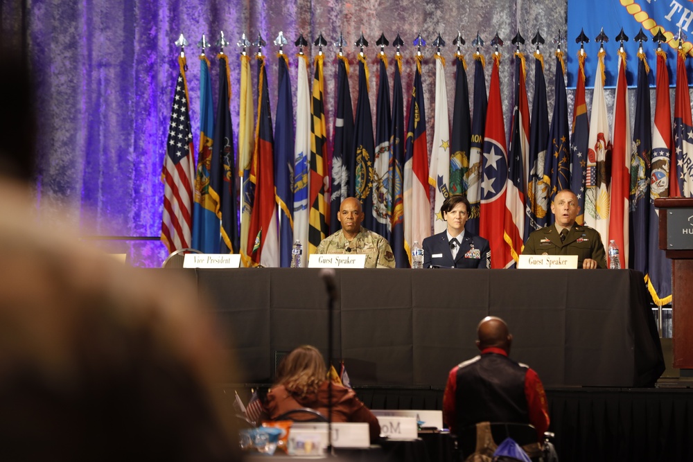 National Guard Senior Leadership Answer Questions During the Joint Enlisted Leadership Conference