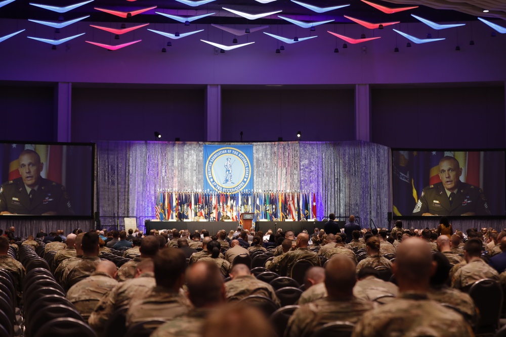 Command Sgt. Maj. John Raines Discusses National Guard Training at the Joint Enlisted Leadership Conference